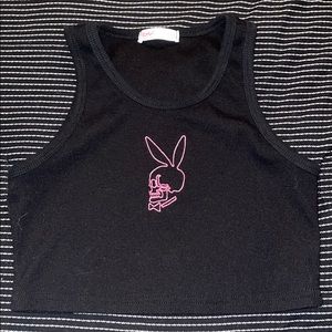 playboy skull tank top